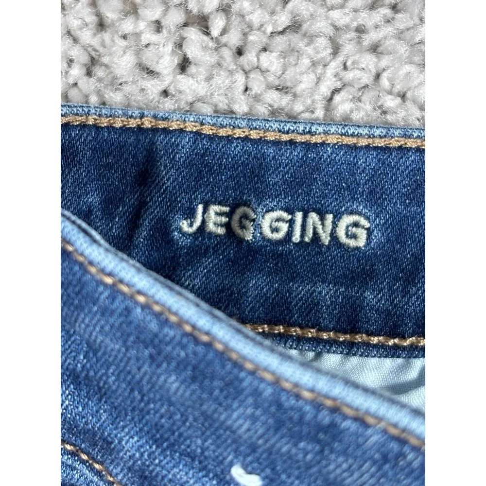 American Eagle Jeggings Size 00 Short Next‎ Level Stretch Blue Denim